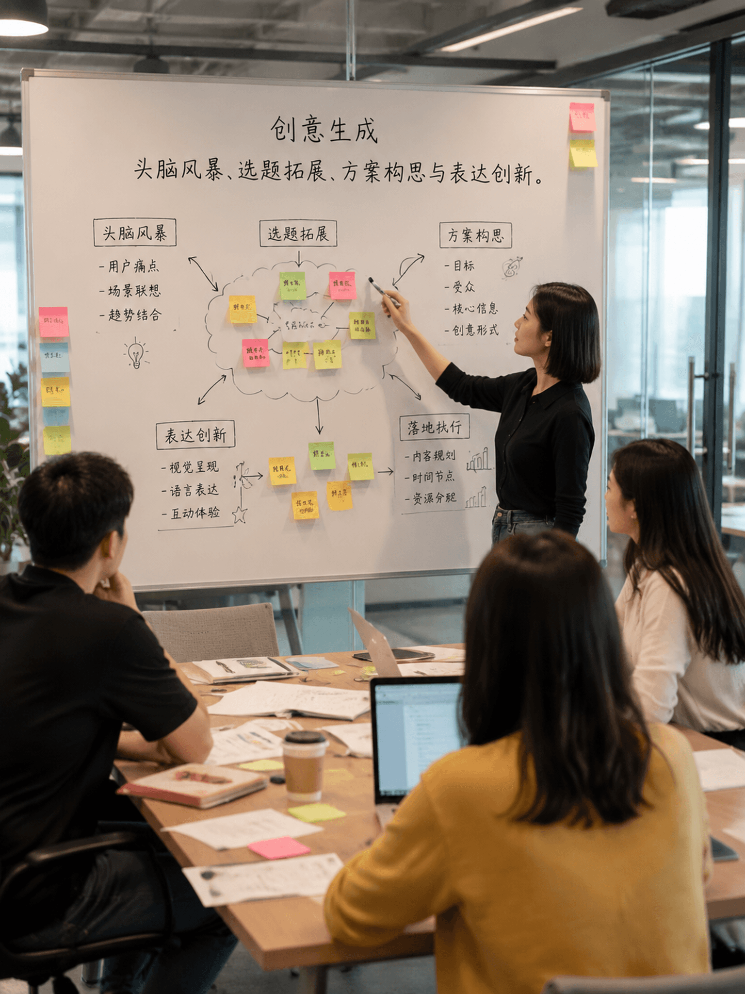 学生分析跨场景提示词行为的研究场景